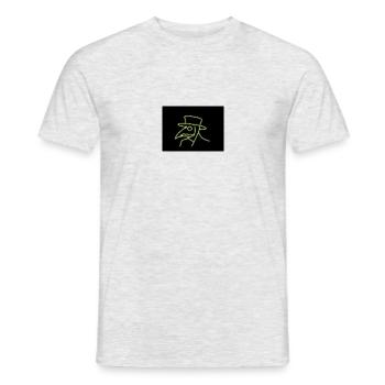 Plague Doctor - Men's T-Shirt - heather grey - Front - AI Model Male 178 dark (178cm)