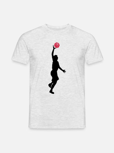 basketball - T-shirt homme - gris chiné
