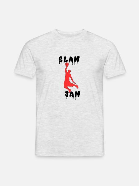 Slam Jam - Männer T-Shirt - Grau meliert