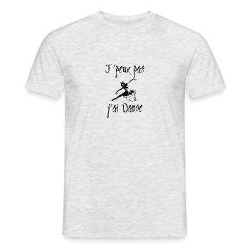 J'peux pas j'ai danse - T-shirt homme - gris chiné - Devant - AI Model Male 178 dark (178cm)