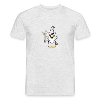 zauberer Zauberstab zauberhut - Männer T-Shirt - Grau meliert - Vorne - AI Model Male 178 dark (178cm)