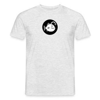 Lantern Fish Frogfish Deep Sea Fish Icon - Men's T-Shirt - heather grey - Front - AI Model Male 178 dark (178cm)