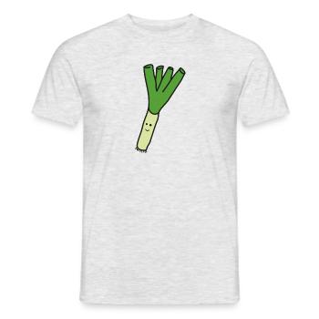 Lauch - Männer T-Shirt - Grau meliert - Vorne - AI Model Male 178 dark (178cm)