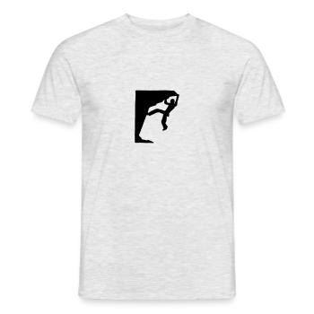 varappe - T-shirt homme - gris chiné - Devant - AI Model Male 178 dark (178cm)