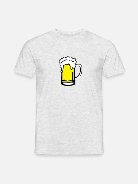 Beer - Men's T-Shirt - heather grey