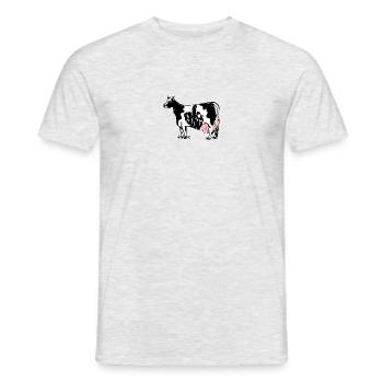 vache te baise - T-shirt homme - gris chiné - Devant - AI Model Male 178 dark (178cm)