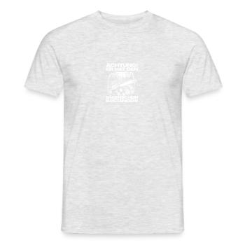 Sawmill Wood Making Lumberjack Forester - Men's T-Shirt - heather grey - Front - AI Model Male 178 dark (178cm)