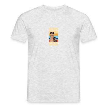 Entraînement Musculation Musculation Gym Musculation Musculation - T-shirt homme - gris chiné - Devant - AI Model Male 178 dark (178cm)