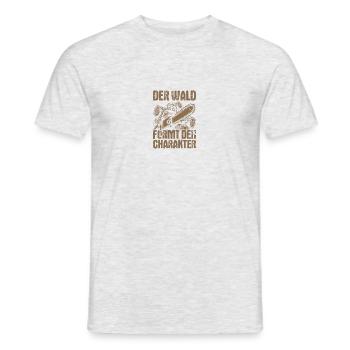 Forest Woodcutter Woodcutter Forester Forester - Men's T-Shirt - heather grey - Front - AI Model Male 178 dark (178cm)