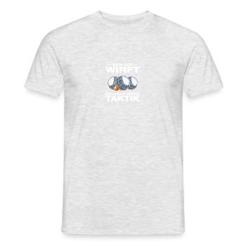 Wer gut wirft Boule Petanque Boulespieler - Männer T-Shirt - Grau meliert - Vorne - AI Model Male 178 dark (178cm)