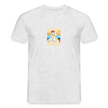Psychic on the duck humor sarcasm fun funny - Men's T-Shirt - heather grey - Front - AI Model Male 178 dark (178cm)