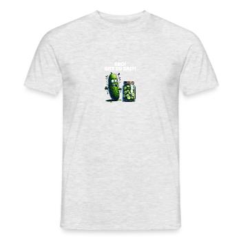 Bro! Is that you?! Cucumber Pickle Cucumber Lovers - Men's T-Shirt - heather grey - Front - AI Model Male 178 dark (178cm)