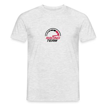 Racing team speedometer quick lawn - Men's T-Shirt - heather grey - Front - AI Model Male 178 dark (178cm)