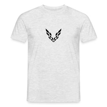 Abstrakt Muster Design - Männer T-Shirt - Grau meliert - Vorne - AI Model Male 178 dark (178cm)