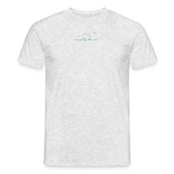 raised by the sea - Men's T-Shirt - heather grey - Front - AI Model Male 178 dark (178cm)