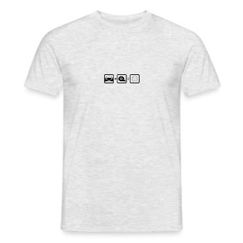 mx5 mk1 turbo - Men's T-Shirt - heather grey - Front - AI Model Male 178 dark (178cm)