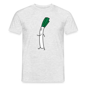 illustrious (b) - Men's T-Shirt - heather grey - Front - AI Model Male 178 dark (178cm)