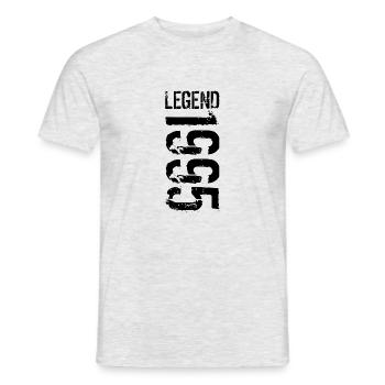 Légende 1995 noir - T-shirt homme - gris chiné - Devant - AI Model Male 178 dark (178cm)