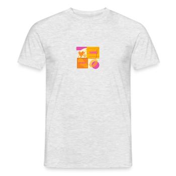 Jahreszeit für die Liebe - Männer T-Shirt - Grau meliert - Vorne - AI Model Male 178 dark (178cm)