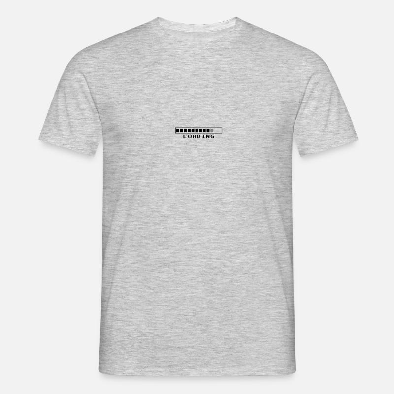 Loading - Männer T-Shirt - Grau meliert