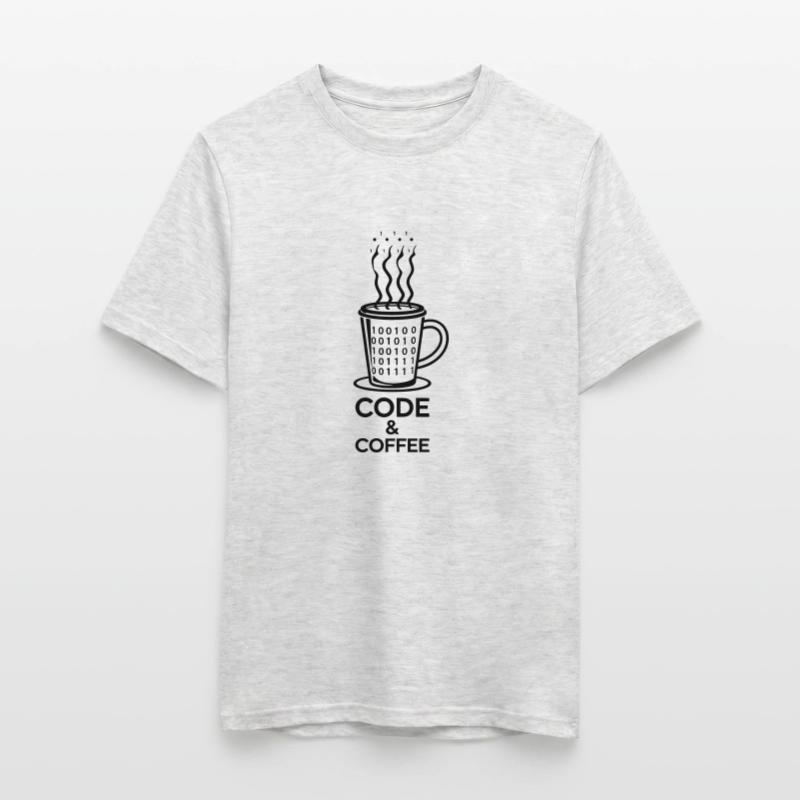 Code & Coffee – Perfektes Duo Männer T-Shirt