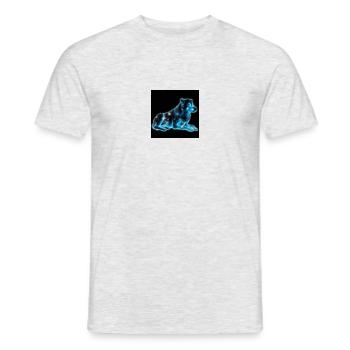 Dog Fantasy - Men's T-Shirt - heather grey - Front - AI Model Male 178 dark (178cm)