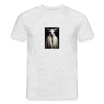 The Goat - T-shirt homme - gris chiné - Devant - AI Model Male 178 dark (178cm)