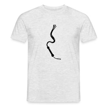 Peitsche - Männer T-Shirt - Grau meliert - Vorne - AI Model Male 178 dark (178cm)