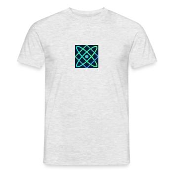 GREEN FLASH ACTIVE ATOM - Männer T-Shirt - Grau meliert - Vorne - AI Model Male 178 dark (178cm)
