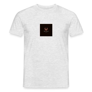 UNIQUE Fox Simple - Männer T-Shirt - Grau meliert - Vorne - AI Model Male 178 dark (178cm)