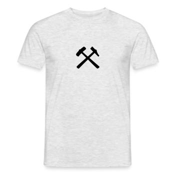 Hammer and Sledge - T-shirt homme - gris chiné - Devant - AI Model Male 178 dark (178cm)