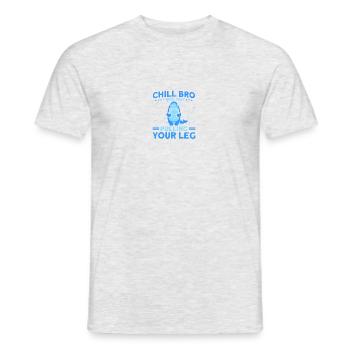 Shark Shark Lover Shark Gift - Men's T-Shirt - heather grey - Front - AI Model Male 178 dark (178cm)