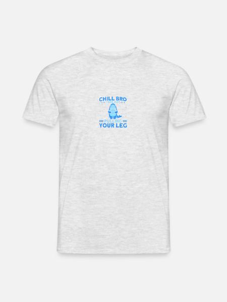 Haie Hai Liebhaber Haifisch Geschenk - Männer T-Shirt - Grau meliert