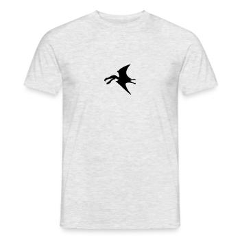 Dinosaurier primeval times Urzeit TRex T-Rex Earth - Männer T-Shirt - Grau meliert - Vorne - AI Model Male 178 dark (178cm)