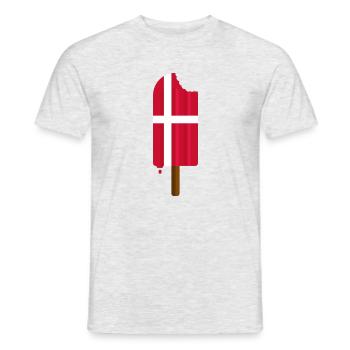 Taste of Denmark - Men's T-Shirt - heather grey - Front - AI Model Male 178 dark (178cm)