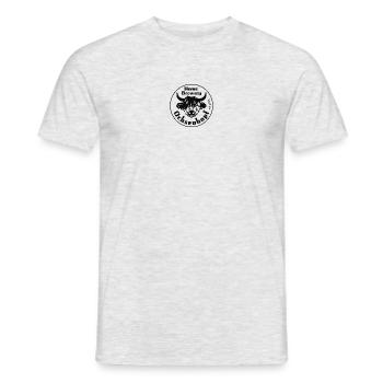 Ochsenhopfkopf - Männer T-Shirt - Grau meliert - Vorne - AI Model Male 178 dark (178cm)