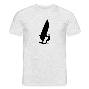 Windsurfing - T-shirt homme - gris chiné - Devant - AI Model Male 178 dark (178cm)