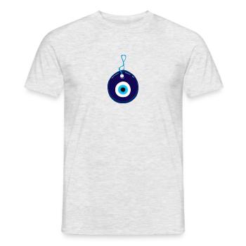Nazar Boncugu - Men's T-Shirt - heather grey - Front - AI Model Male 178 dark (178cm)