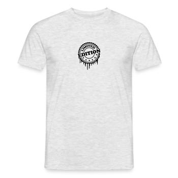 Limited Edition Graffiti - T-shirt homme - gris chiné - Devant - AI Model Male 178 dark (178cm)