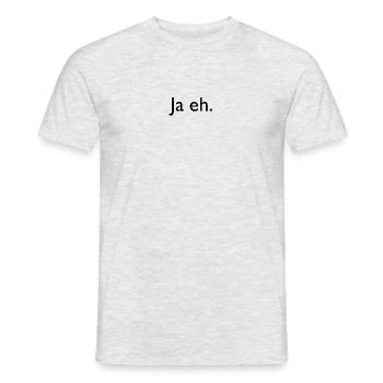 ja eh - Männer T-Shirt - Grau meliert - Vorne - AI Model Male 178 dark (178cm)