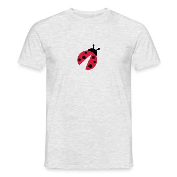 Ladybug - Men's T-Shirt - heather grey - Front - AI Model Male 178 dark (178cm)