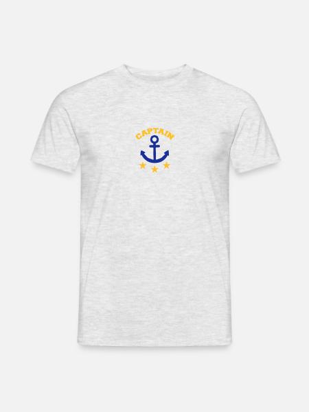 Captain - Men's T-Shirt - heather grey