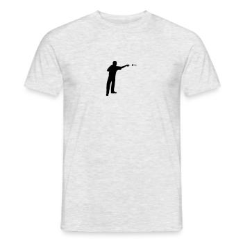 Darts - T-shirt homme - gris chiné - Devant - AI Model Male 178 dark (178cm)
