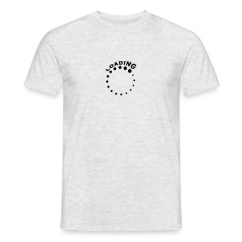 Loading - Men's T-Shirt - heather grey - Front - AI Model Male 178 dark (178cm)