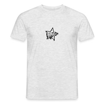 Bro Star - Men's T-Shirt - heather grey - Front - AI Model Male 178 dark (178cm)