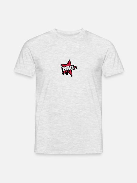 Bro Star - Men's T-Shirt - heather grey