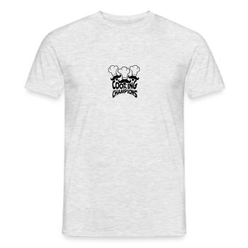 Cool Cooking Champions Team Freunde Mustache - Männer T-Shirt - Grau meliert - Vorne - AI Model Male 178 dark (178cm)