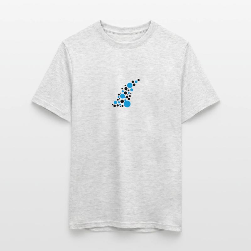 Points de Circle pattern design T-shirt homme