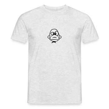 Canard stupide stupide - T-shirt homme - gris chiné - Devant - AI Model Male 178 dark (178cm)