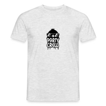 Cool Party Crew Penguin - Men's T-Shirt - heather grey - Front - AI Model Male 178 dark (178cm)